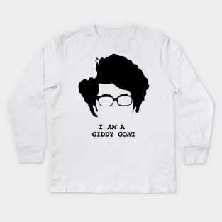 IT Crowd I am a Giddy Goat Kids Long Sleeve T-Shirt